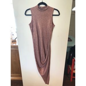 Shimmer Drape Dress